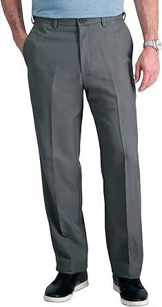 Haggar Men's Cool 18 Flat Front Pant Reg. and Big & Tall Sizes