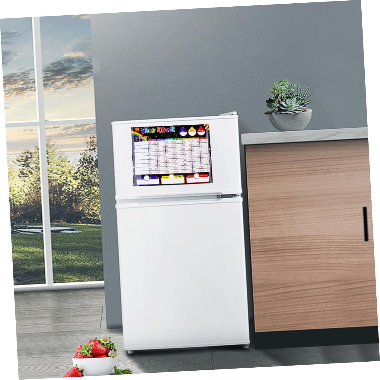 Planificador Magnético Infantil De Hábitos Diarios y Semanales Tablero De Responsabilidad y Tareas para Niño Niña Imán De Refrigerador para Rutinas y Comportamiento Positivo