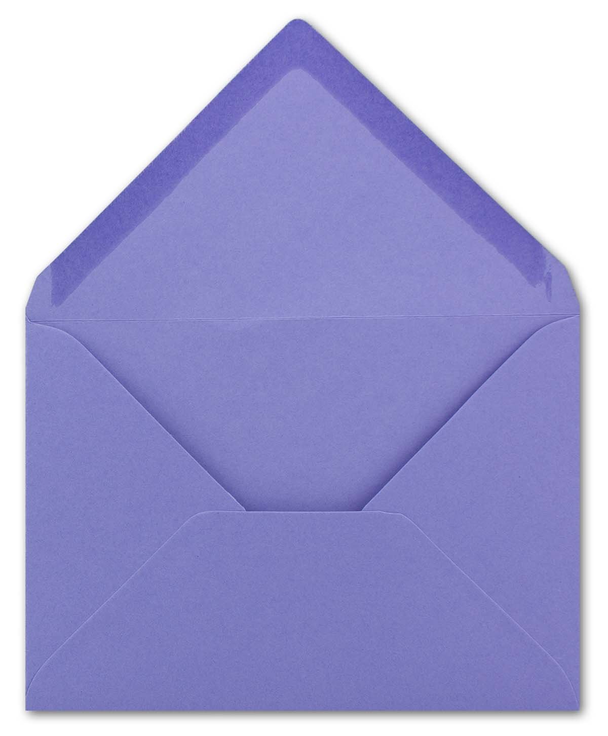 Koperty z koronkową krawędzią - DIN C7 - Klips do nosa - Małe koce, koperty, mini koperty - idealne na chrzest, laskę urodzinową, Boże Narodzenie i prezenty - Seria ColorbenFroh 700 Stück 20