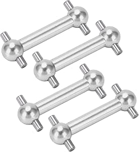 2PCS/4PCS RC Car Dogbone Drive Shafts - Various Lengths (61, 63, 70, 77, 84, 87, 89.5, 100mm)