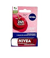Vista 1 de Nivea Cherry Shine Caring Lip Balm - Hidratación de larga duración - 0.17 oz