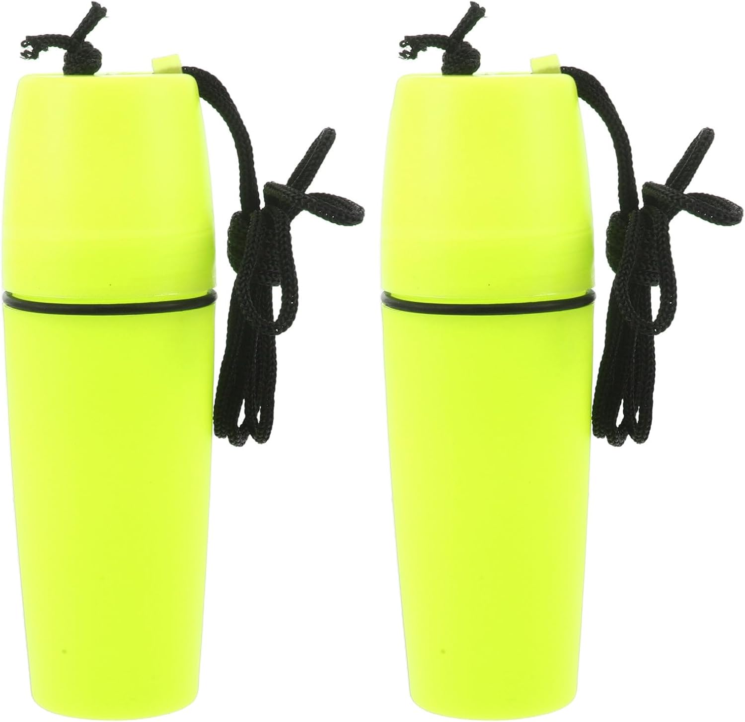 2pcs Waterproof Dry Box for Beach Essentials – Small Watertight Plastic Storage Container with Rope, Floating Diving Canister for Kayaking, Snorkeling, and Boating