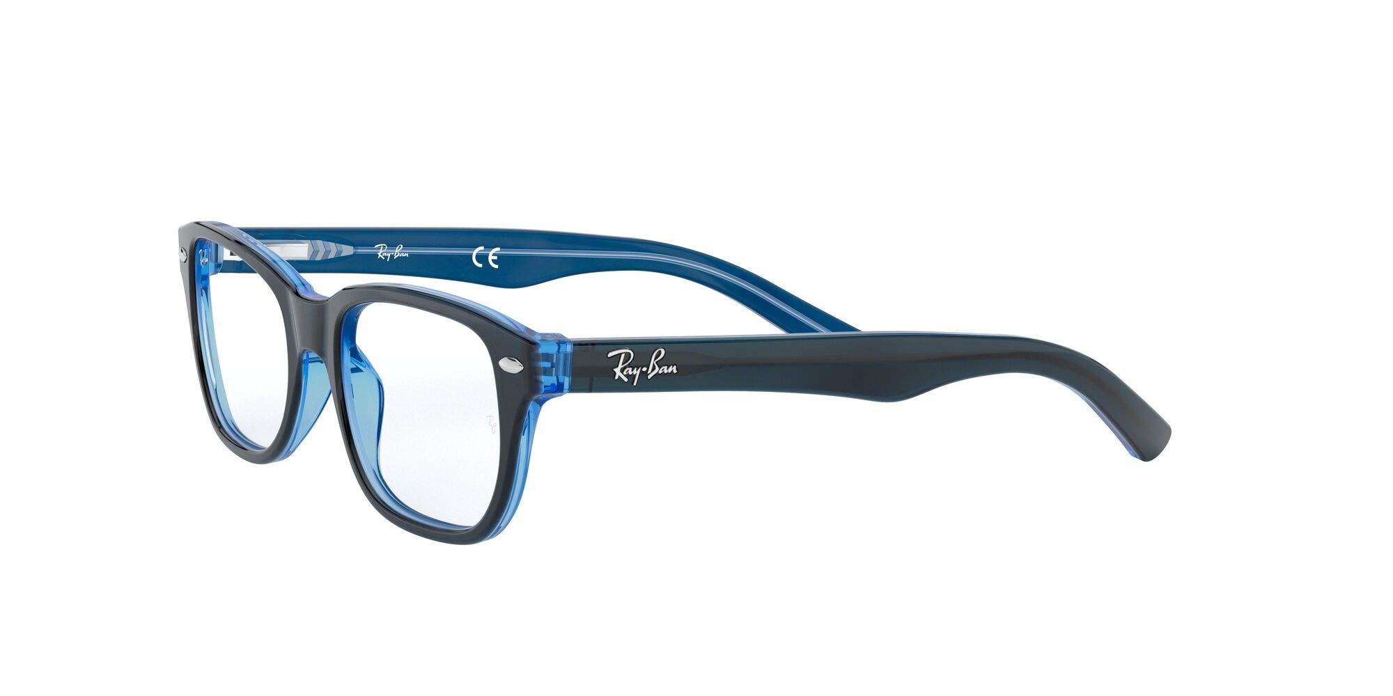 Ray-Ban Unisex dla dzieci 0RY 1555 3667 46 oprawki okularów, niebieski (Topo Blue On Blue Fluo)