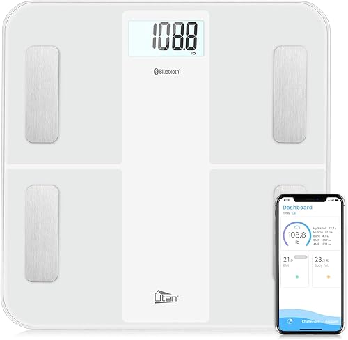 Uten Báscula de grasa corporal inteligente BMI báscula digital de baño, báscula de peso inalámbrica, analizador de composición corporal con disponible en Yaxa Costa Rica