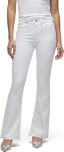 Hudson Women's Barbara High Rise Bootcut Jean, White, 28