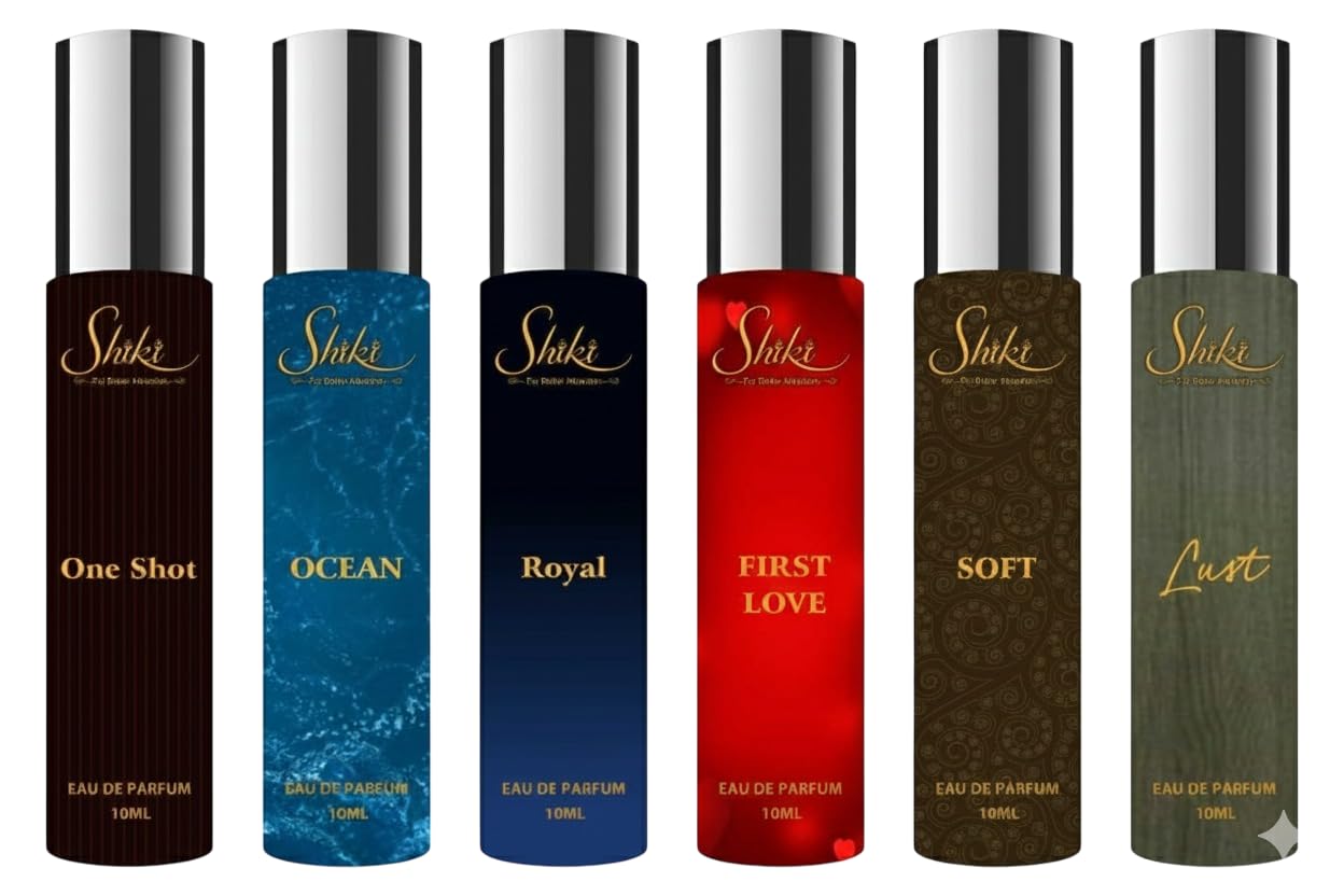 Shiki Long Lasting Fragrance with Spicy Perfume | Eau de Parfum | Warm Spicy Notes for Men and Women | Bold Fragrance Style | Parties, Festive Events & Nights | 60 ML, (Pack of 6)-picture-11