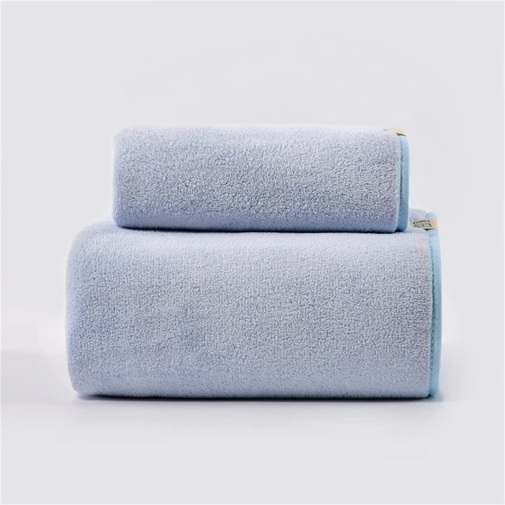 Household Bath Towel and Towel 2-Piece Set Absorbent and Quick-Drying Soft Male and Female Couple