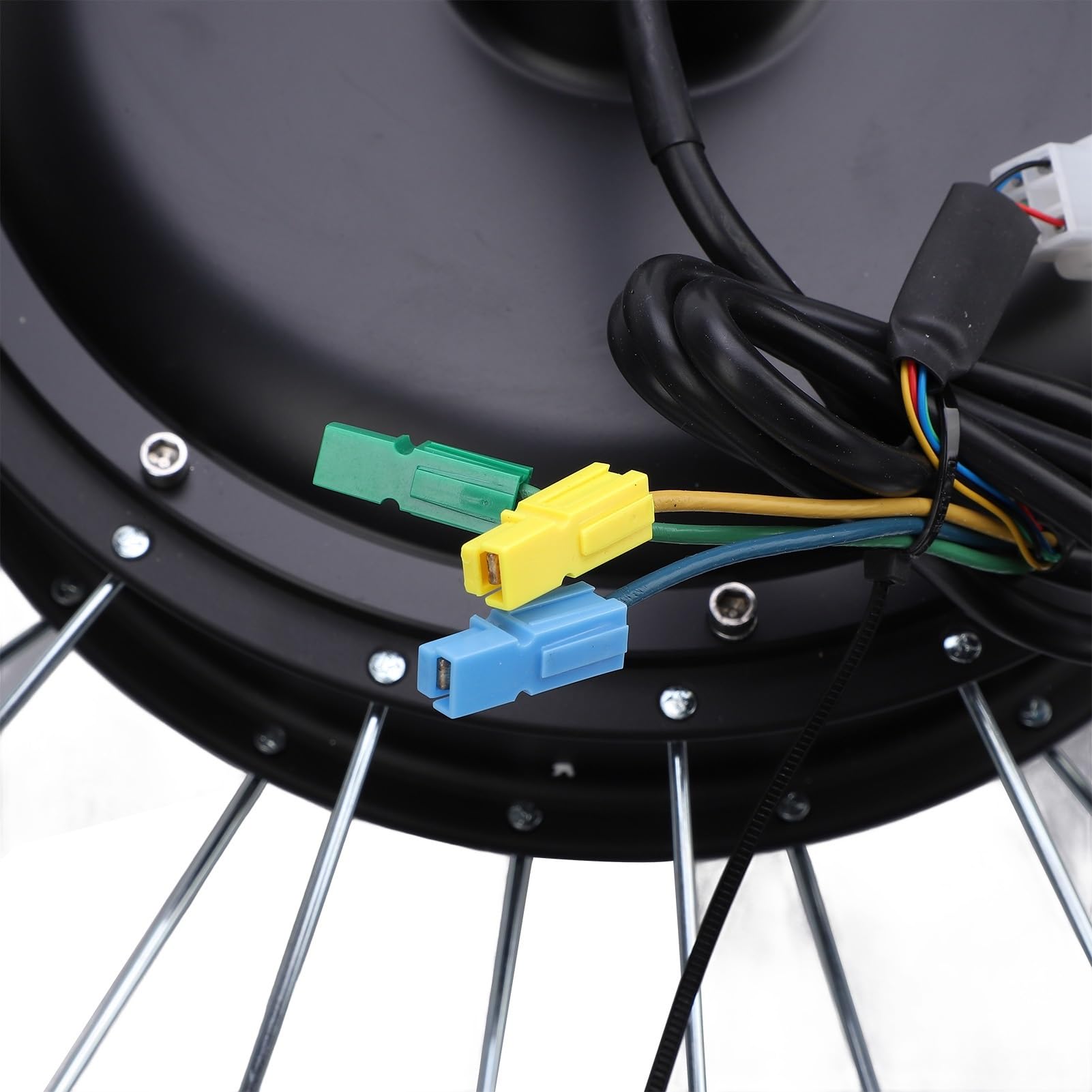 Kit trazione Posteriore for Bici elettrica da 20 Pollici 1500W 48V da 414 a 487 Giri/min IP65 Kit Controller Motore mozzo con Display a Colori Resistente all'Acqua