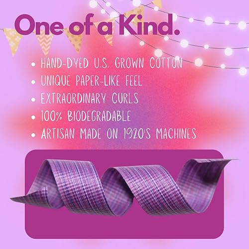 Miniatura 3 de Cinta rizadora de algodón natural para envolver regalos, cintas de regalo navideñas 100% biodegradables para regalos y cintas para manualidades,