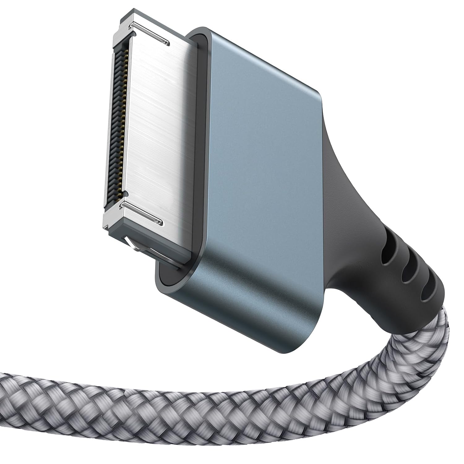 AviBrex USB to 30 Pin Charging Cable 3.3ft 2-Pack, USB Fast Charging & Sync Data Cable Nylon Braided Cord Compatible iPhone 4/4s/3G/3GS, iPad 1 2 3,iPod Touch 4 3 2 1, iPod Classic 3 2 1-Grey