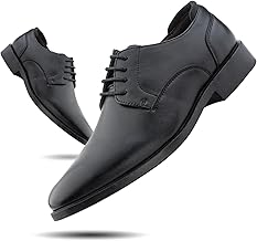 Hitmars Oxford Shoes Men Office Wedding Derby Formal Shoes Lace Up Shoes Brogue Dress Business Black Brown Size 6-12 UK
