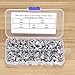OwnMy T-Nuts 90Pcs Zinc Plated Steel Blind Nuts Four Claws Nut Threaded Insert 4 Pronged Tee Nuts Assortment for Wood, Rock Climbing Holds, Cabinetry, Furniture - 5 Sizes are M3 M4 M5 M6 M8