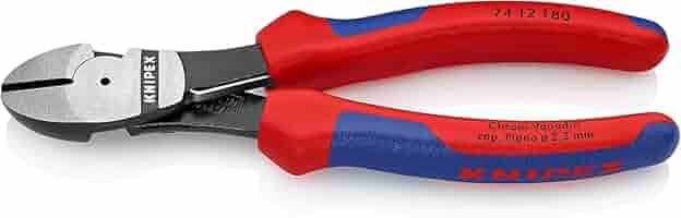 KNIPEX Kraft-Seitenschneider 180mm - Professioneller Seitenschneider Mit Comfort-Griffen