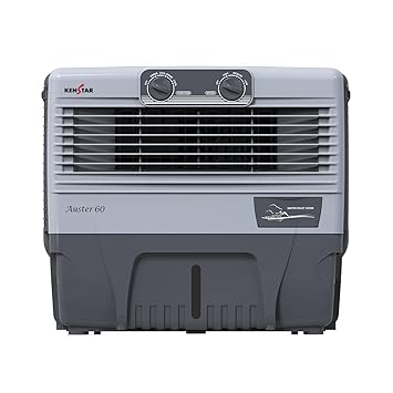 Kenstar Auster 60 Window Air Cooler for Home - Inverter Compatible, Wood Wool Cooling Pads, Collapsible Louvers (60L, 210 Watts) - image, photos