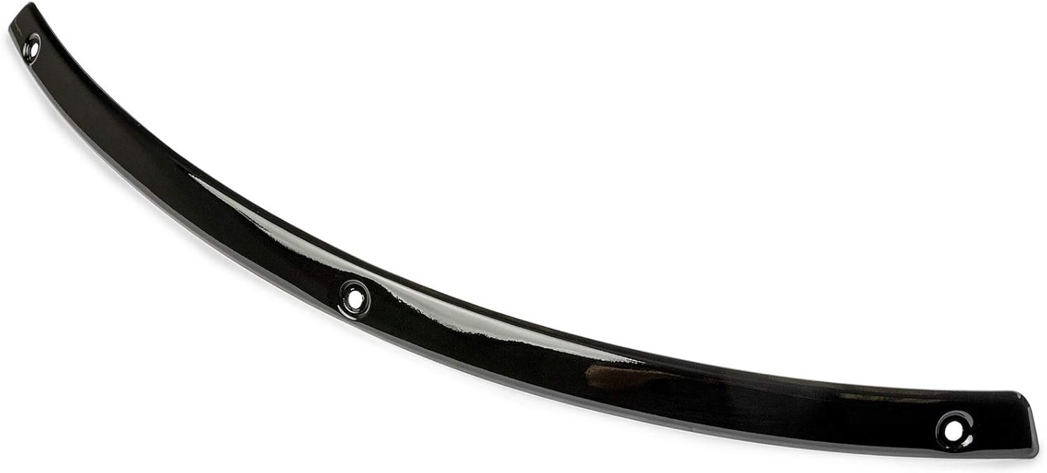 Krator Black Windshield Trim Windscreen Accent Compatible with 1996-2013 Harley-Davidson Motorcycles ('96-'13 Electra Glides, 06-'13 Street Glides, 09-'13 Trikes) (ECC-104)