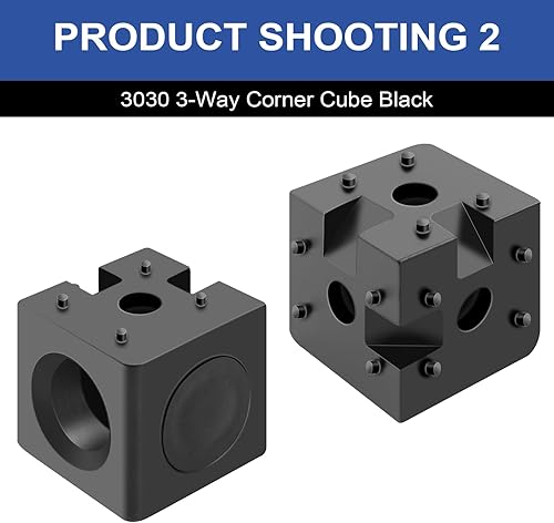 Miniatura 85 de 10 unids 2020 placa de extrusión de aluminio conector esquina L soporte 8020 V ranura hardware ranura T accesorios con tuercas en T y tornillos