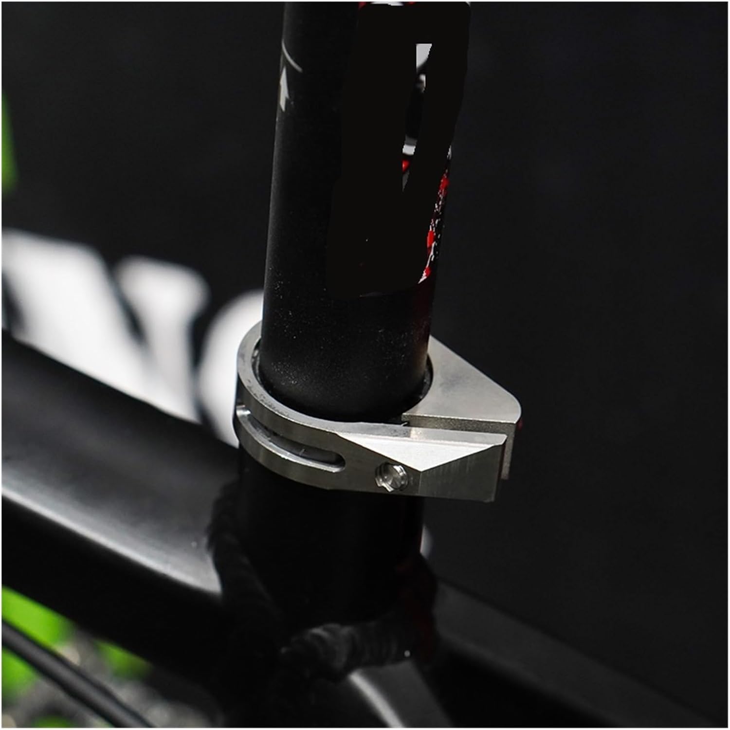 Bike Saddle Tube Clamp 31.8mm 34.9mm Seatpost Clamp Road Bikes Lightweight Bike Accessories(Rainbow 34.9mm)