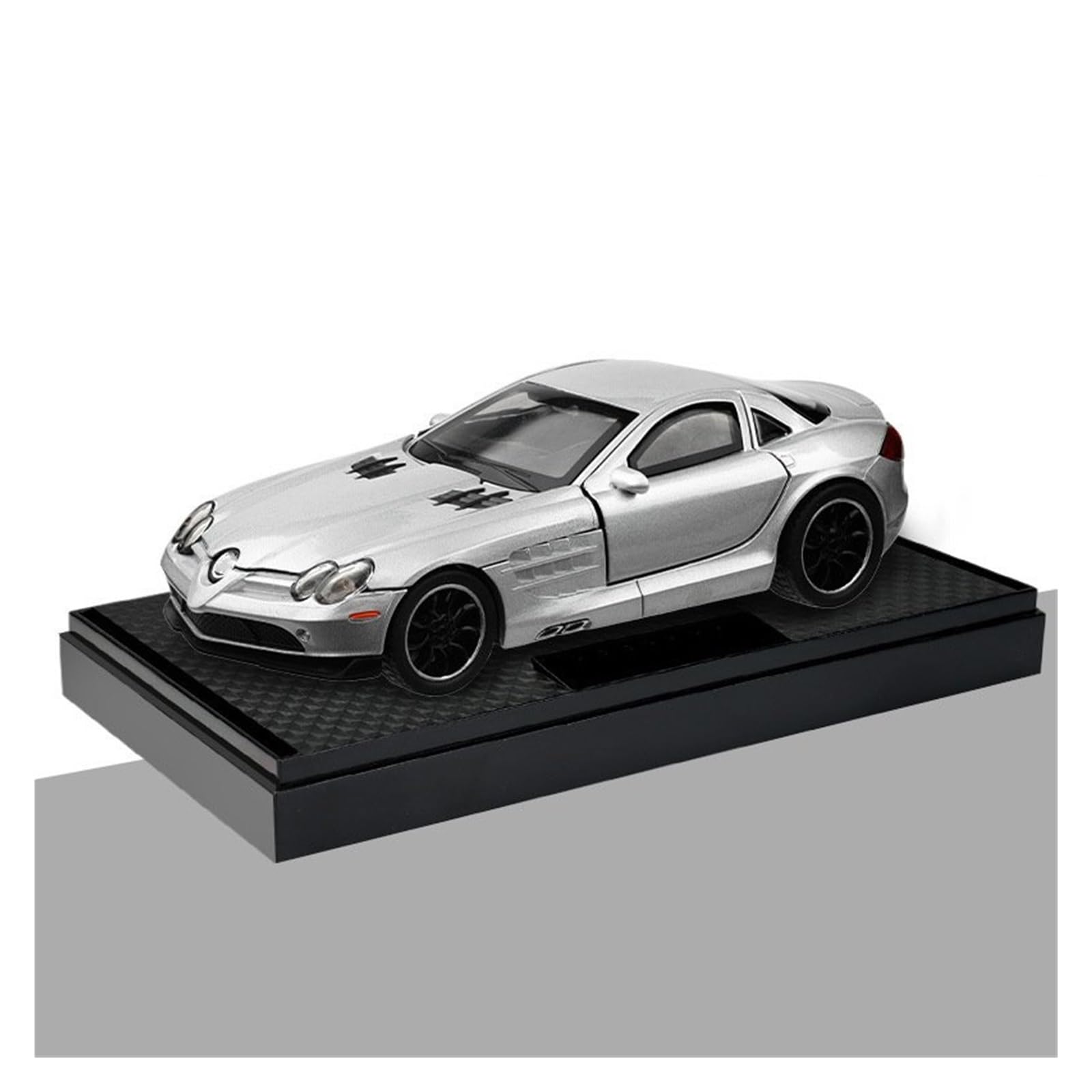 MOCALUX Scale Die-Cast Model Car 1:32 For BENZ For SLR Alloy Die Casting Model Car Ornaments(Silver)