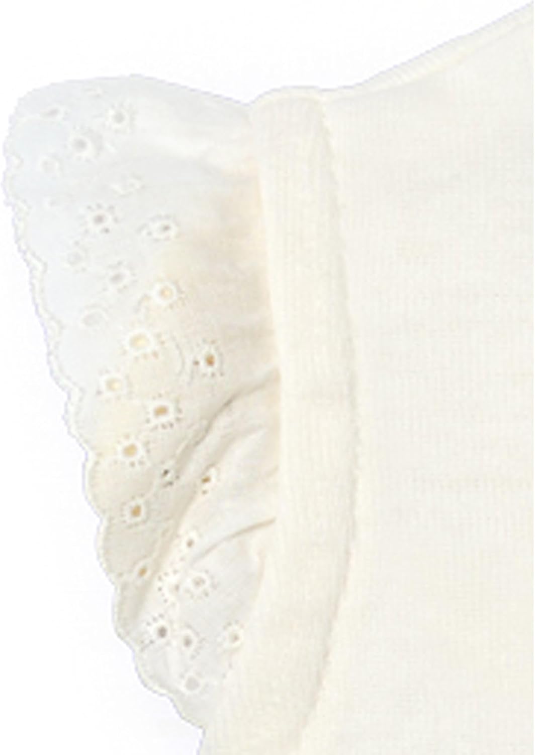 BABIDU Body Neonato Spalline con Pizzo 100% Cotone, Tessuto Anallergico Morbido e Traspirante per Pelli Sensibili, Body Neonato Senza Maniche, Prima Indossata, Abbigliamento Neonata per Uso Quotidiano