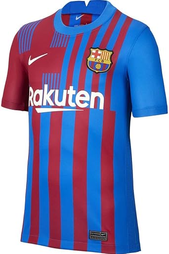 NIKE Unisex Kids Fc Barcelona, 2021/22 Season, Game Equipment, Jersey Home Jersey