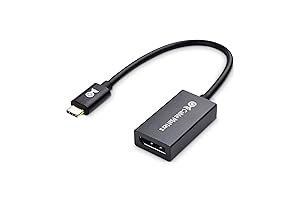 Cable Matters Thunderbolt 3 to DisplayPort 1.4 Adapter for Stunning 4K, 8K Resolutions