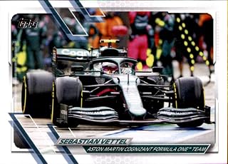 2021 Topps Formula 1 Racing #102 Sebastian Vettel Aston Martin Cognizant F1 Official Trading Card (Stock Photo shown, card in Near Mint to Mint Condition)