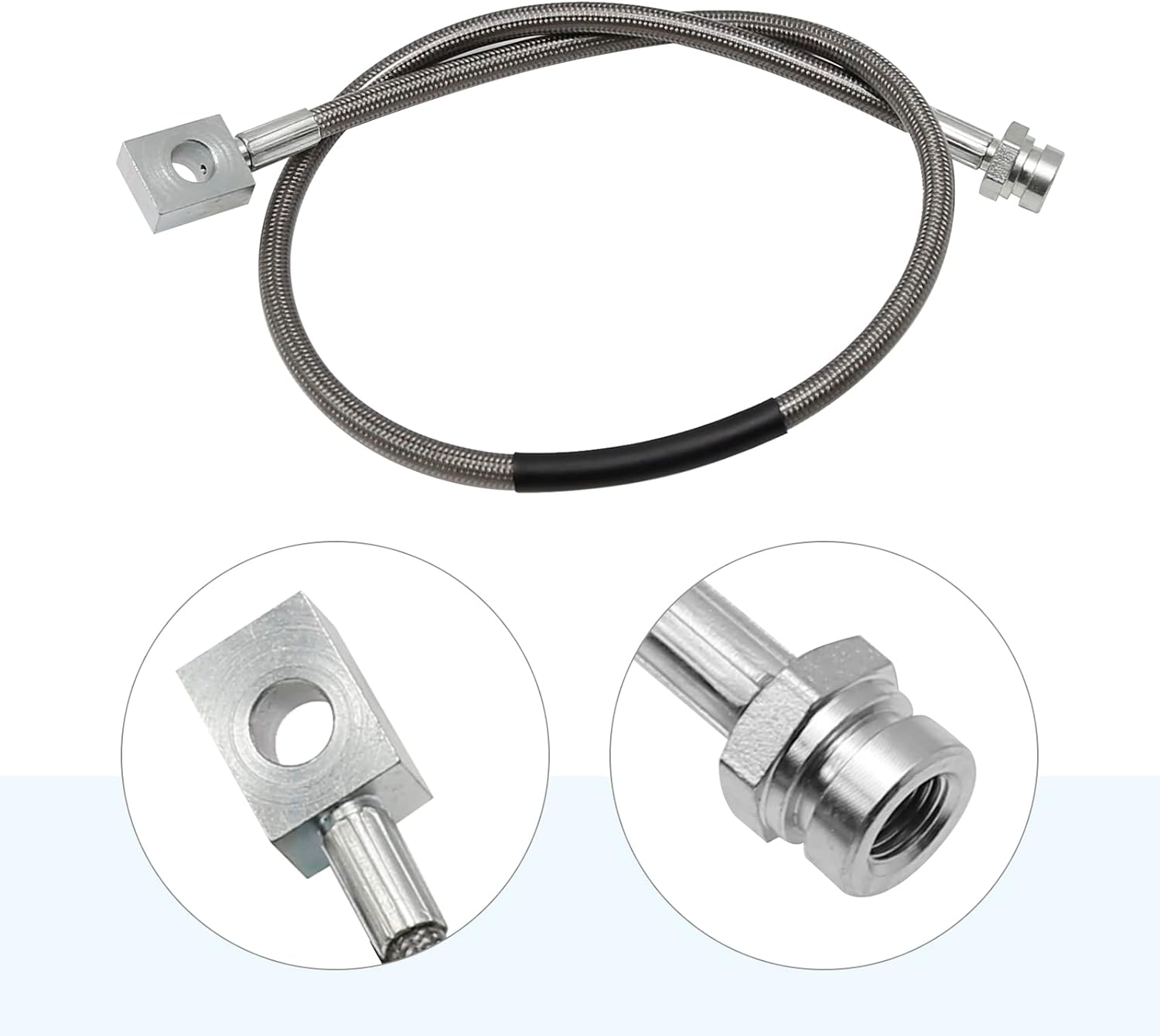 89702 Brake Line 26" Replacement for Jeep Wrangler TJ 97-06 4WD TJ Unlimited 04-06 4WD YJ 87-95 4WD Replacement for Jeep Cherokee XJ 84-01 4WD/2WD