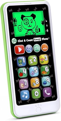 Miniatura 3 de LeapFrog Chat and Count Emoji - Teléfono, blanco, gran regalo para niños y niñas, Blanco
