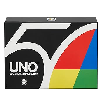Mattel Games UNO 50th Anniversay Card Game
