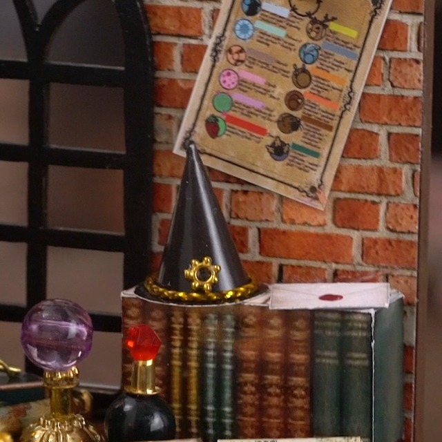 Miniature Kit With Furniture In 1:24 Scale | Dollhouse Bedroom With LE | MiniatureSweet | Kawaii Resin Crafts | Decoden Cabochons Supplies | Jewelry Making - Foto 10