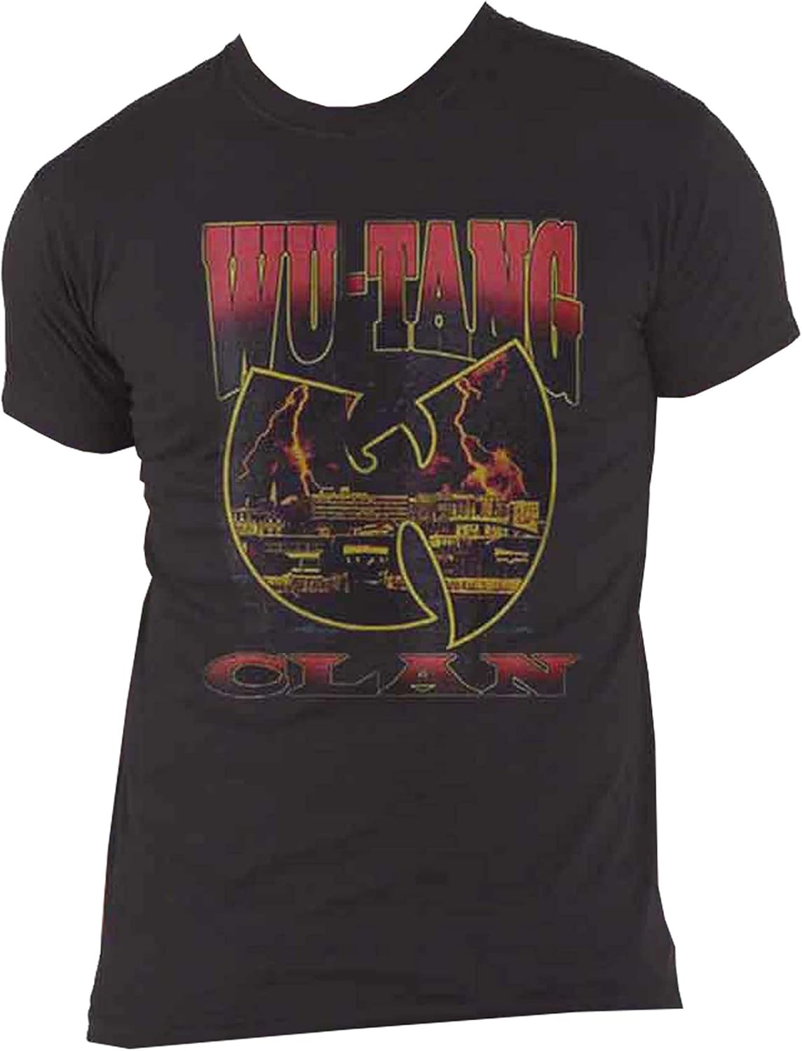 Amazon | [WU-TANG CLAN] T Shirt Lightning Infill W Band Logo 