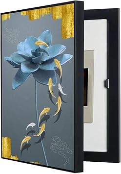 Wall Mounted Hide Meter Electric Meter Box Decorative Painting,Fuse Box Cover Cabinet,Breaker Box Cover Decorative,Electrical Panel Cover Decorative,Ideal for Your Home40 * 60cm