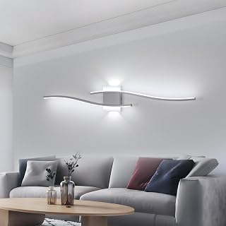 DELIPOP Applique LED Parete Interno 27W, Lunga Lampada da Parete 6500K