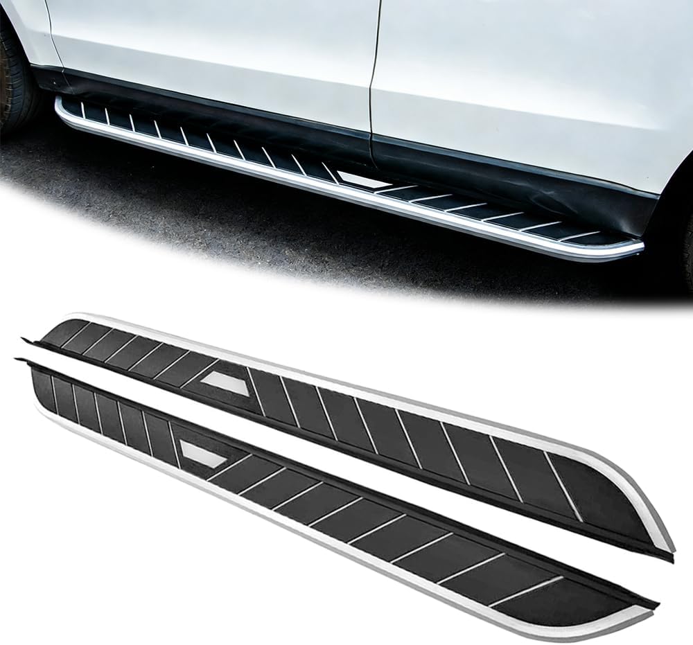 2Pcs Running Boards Compatible with Cadillac XT5 2016-2024 Side Steps Nerf Bar Pedal Rail Board （WLY）