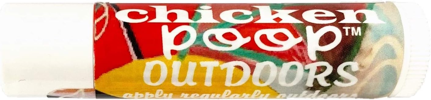 1002 Chicken Poop Outdoors Lip Balm Display