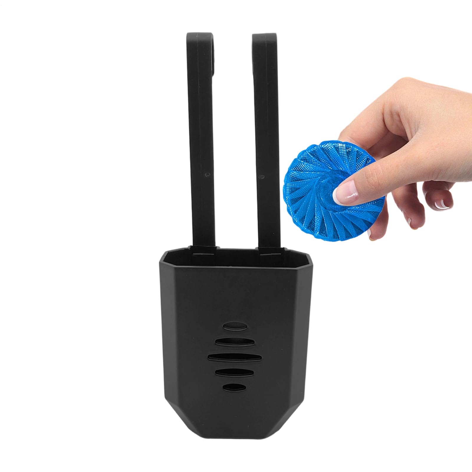 Soporte ajustable de limpieza para tanque de inodoro y tabletas desinfectantes