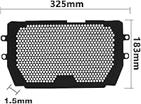Vista 2 de Cubierta protectora de radiador de motocicleta, protector de rejilla de radiador, protector de parrilla de acero inoxidable, accesorios