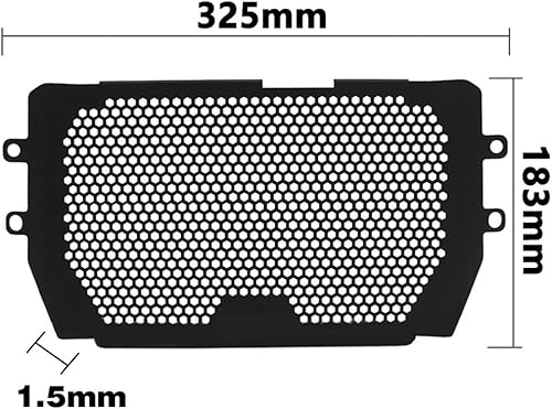 Miniatura 2 de Cubierta protectora de radiador de motocicleta, protector de rejilla de radiador, protector de parrilla de acero inoxidable, accesorios de