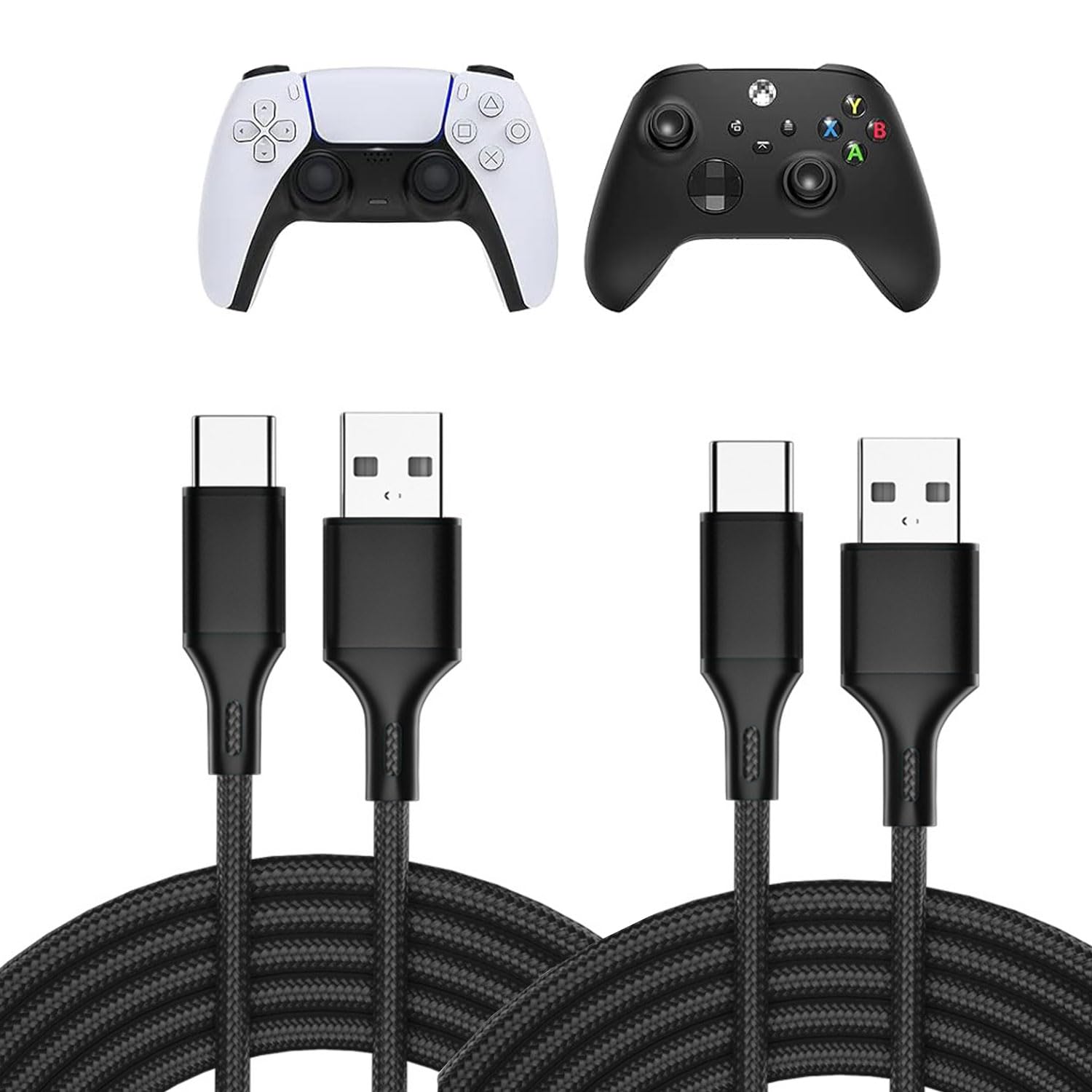 PS5 Controller Charger,20FT Charging Cable for PlayStation 5/PS5 Pro Controller,for Xbox Series X/S,for Nintendo Switch,USB Type C Charger Cord Replacement,PS5 Controller Charger Fast Charging-2Pack - Amazon product rated Grade D