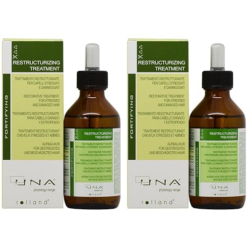 UNA Tratamiento de gotas reestructurante para cabello dañado 3.17 oz3.0 fl oz "Pack de 2"