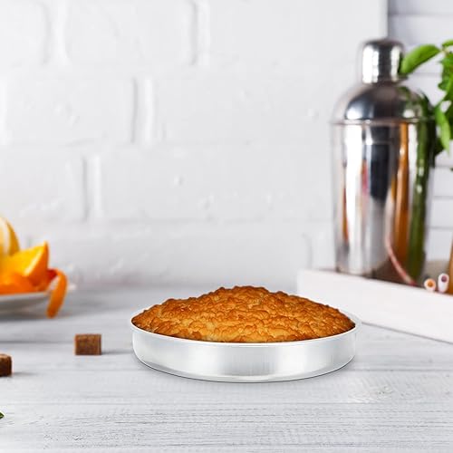 Miniatura 8 de GANAZONO Molde redondo para tartas molde de aluminio para hornear molde de metal para tartas de queso antiadherente multifuncional para hornear