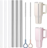 Vista 8 de WK IEASON Pajitas reutilizables de acero inoxidable para HydroJug Traveler de 40 onzas, 3 popotes de metal para popote de repuesto de 40 onzas con 2