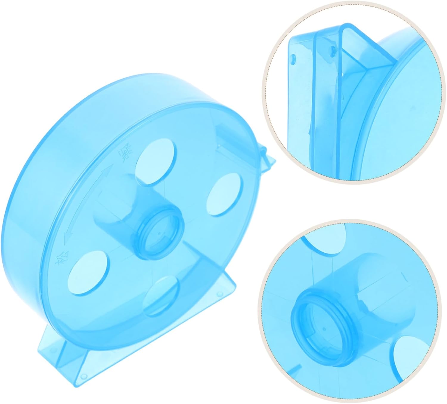 Label Dispenser Box with Lid for Clinic Nurses, Plastic