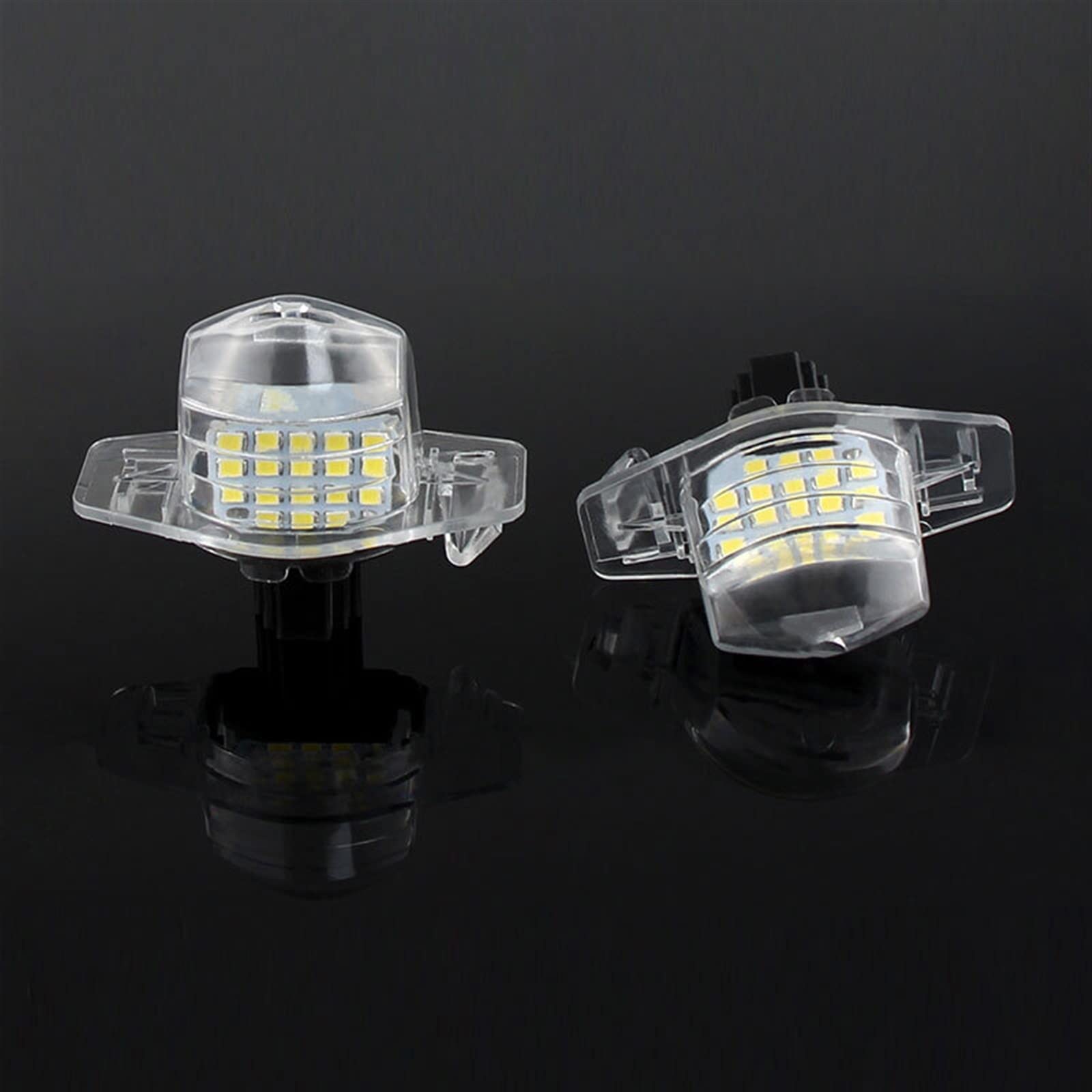 Luces de matrícula LED para viajes en coche con remolque lámparas blancas 6000k para Crosstour 7