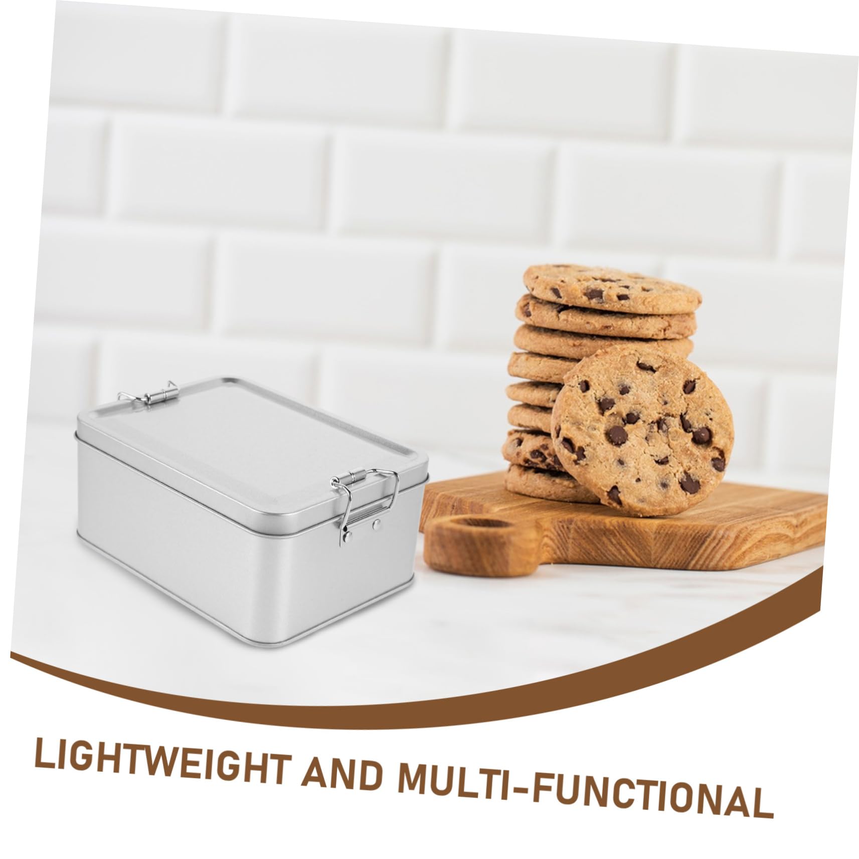 TOPBATHY Scatola Da 4 Pezzi Scatola per biscotti in barattolo per caffe scatola di barattolo vuoto tortiera contenitori per alimenti con coperchi contenitori di