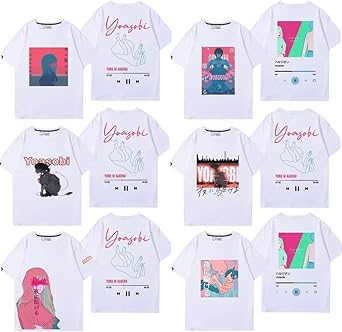 YOASOBI YouTubeMusic Tシャツ UT」がYOASOBIとコラボ 「夜に駆ける」など7曲の原作やMVを