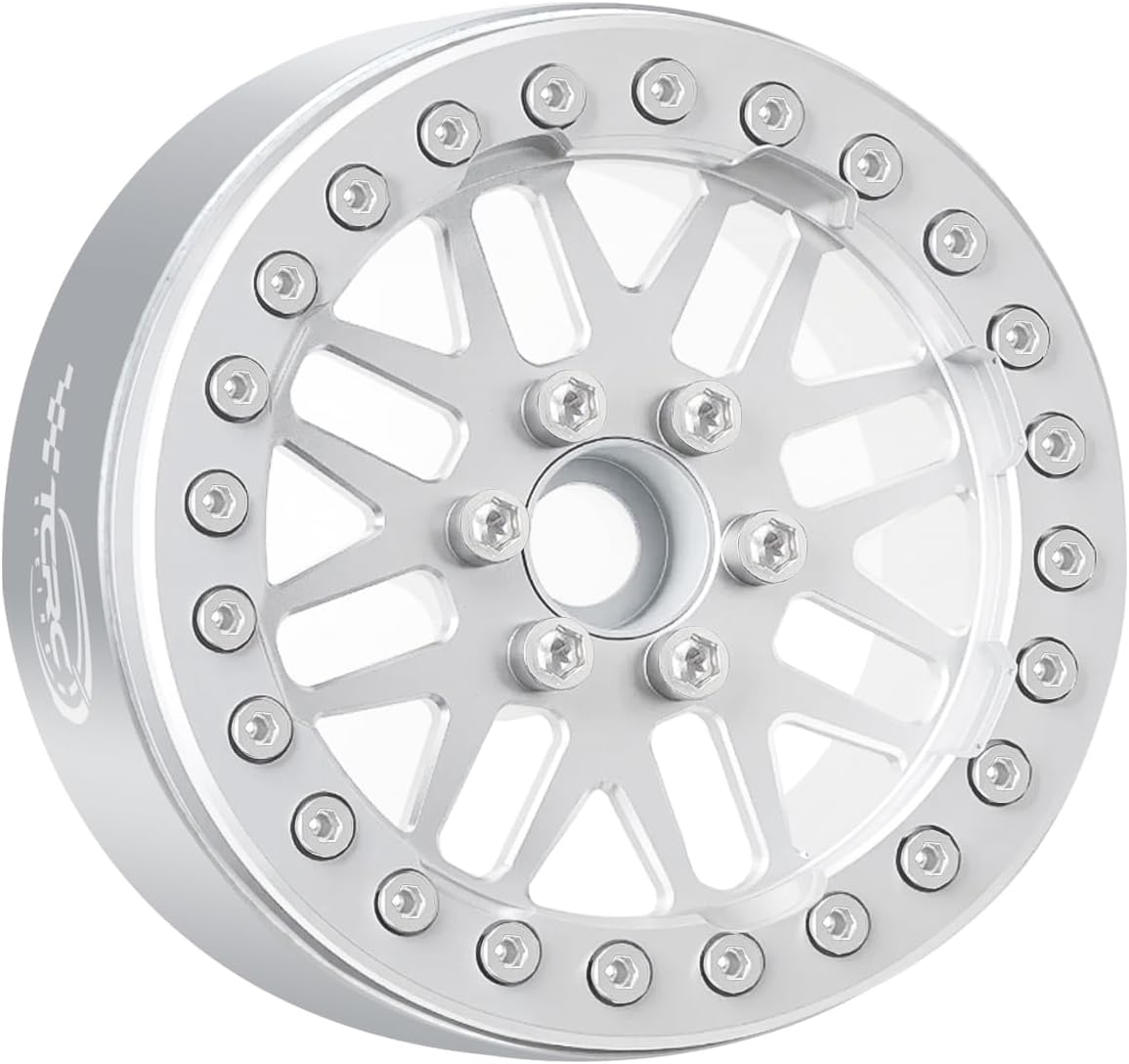 4PCS Aluminum 2.2 Inch Beadlock Wheel Hubs for Axial SCX10 Wraith RR10 YETI TRX4 VS4-10 Redcat Gen8 D90 1/10 RC Crawler Car Upgrades