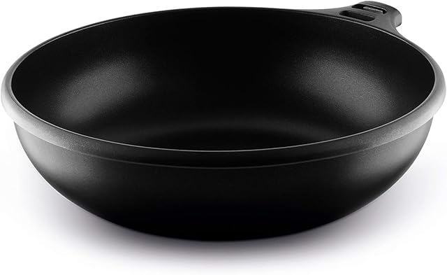 Casey Fundix Wok induction in 4 liter non-stick cast aluminum, 28 cm, Black
