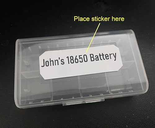 Miniatura 6 de 6 piezas transparente 18650 soporte de batería recargable / almacenamiento/estuche/organizador para batería 18650 o batería CR123A