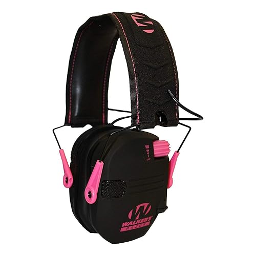 Walker's Razor Slim Ultra Low Profile Compact Design Adjustable Range Shooting Hunting Hearing Protection Electronic Earmuffs